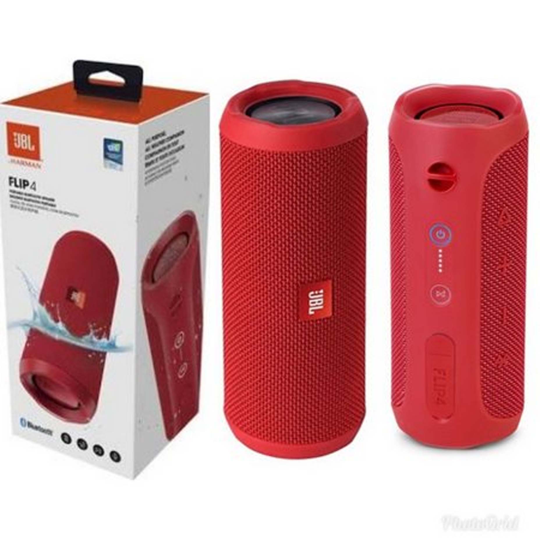 Harga JBL Flip 4 Speaker Bluetooth Portable Red Anti Air